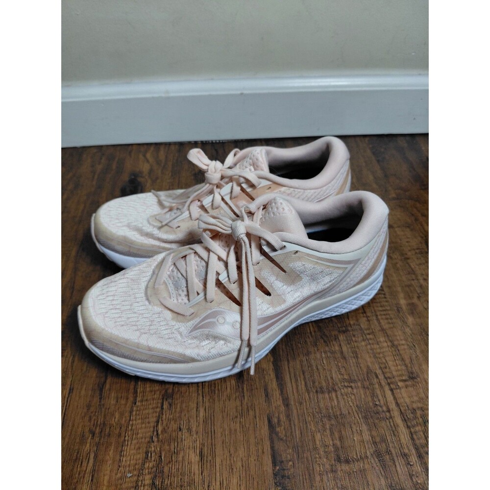 Saucony Guide ISO 2 Womens Shoes Size 7.5 Pink Running Walking Athletic Sneakers